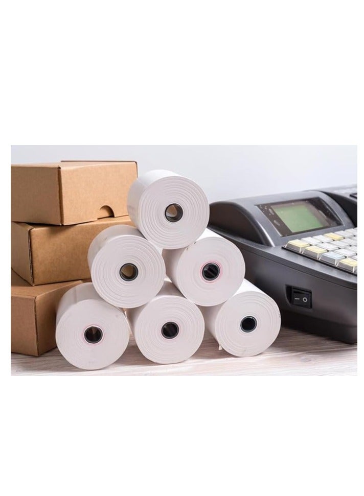 Terabyte 50-Piece Thermal Paper 80X80 size Receipt Rolls Set - Image 5