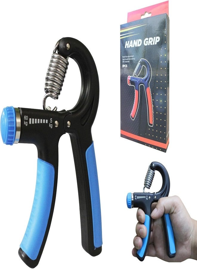 XYNO Hand Grip Strengthener, 2 Pack, Adjustable Resistance 10-130 lbs, Forearm Exerciser with Counter, Grip Strength Trainer (DEEP BLUE) - Image 1