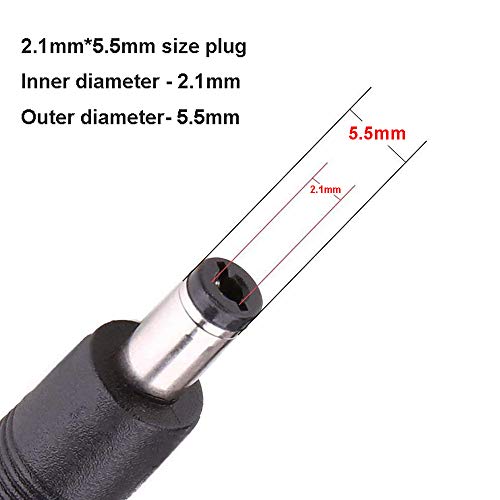 Taveky DC 12V Power Extension Cord Cable 15ft (5m) 2.1mm x 5.5mm Power Adapter Supply Extension Cable for CCTV Security Cameras IP Camera DVR Standalone, LED Light Strip, Baby Monitor, Router (4 Pack) - Image 2