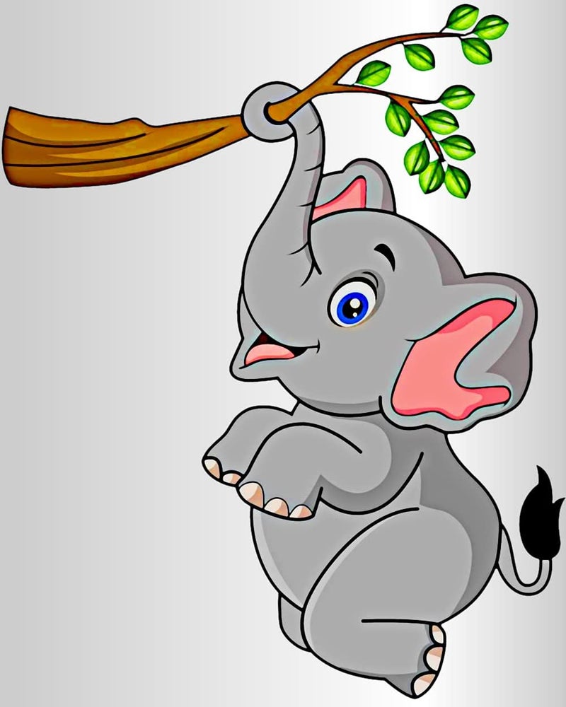 RNG Graphics PVC Vinyl Elephant Wall Sticker - Image 1