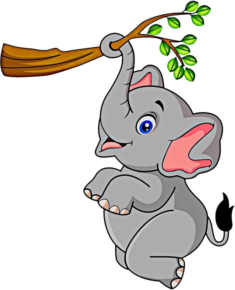 RNG Graphics PVC Vinyl Elephant Wall Sticker - Image 2