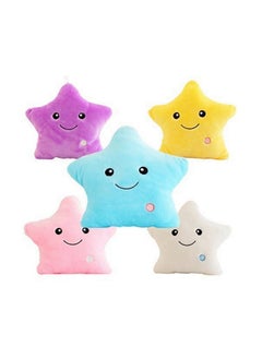 EZ Life EZ Life Smiling Star Illuminating 7 Color LED Light Plush and Soft Toy and Pillow - White, Standard - Gifts for Kids, Creative Glowing LED Night, Home, Room Décor  - Image 4