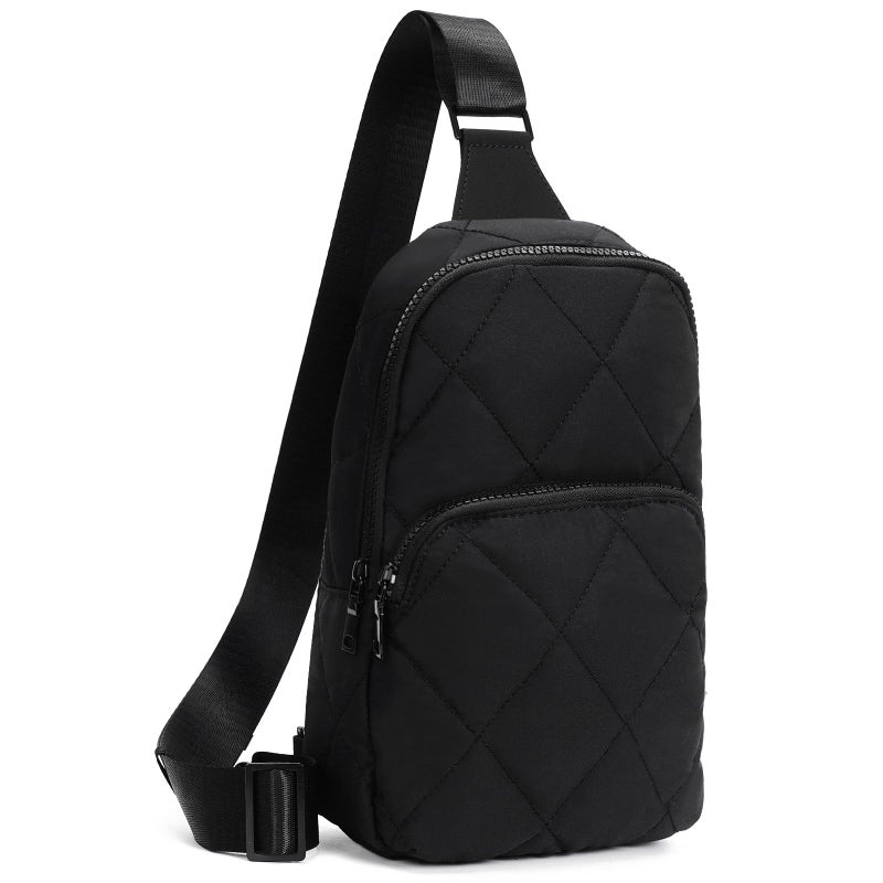 YFGBCX Quilted Sling Bag for Women Puffer Crossbody Bag Sling Backpack Purse Lightweight Fanny Pack Puffy Chest Bag - Image 1