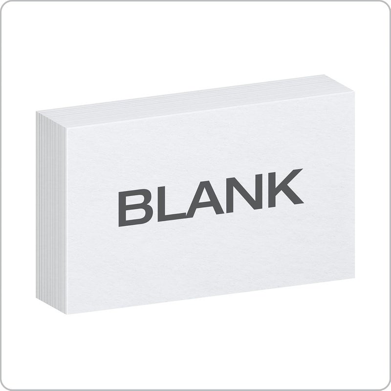 Oxford Index Cards, 3 x 5 Inches, White, Blank Notecards, Flashcards for School and Studying, Bulk Pack of Note Cards, 500 Count (5 Packs of 100) (40175) - Image 2