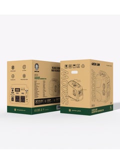 GREEN LION GTR-174 Gasoline Inverter Generator  3200W  / 8Liter Capacity / Engine: 4-Stroke / Oil Capacity: 600ml/  Battery: 1600mAh / Running Time: 4.5H- Black  - Image 1