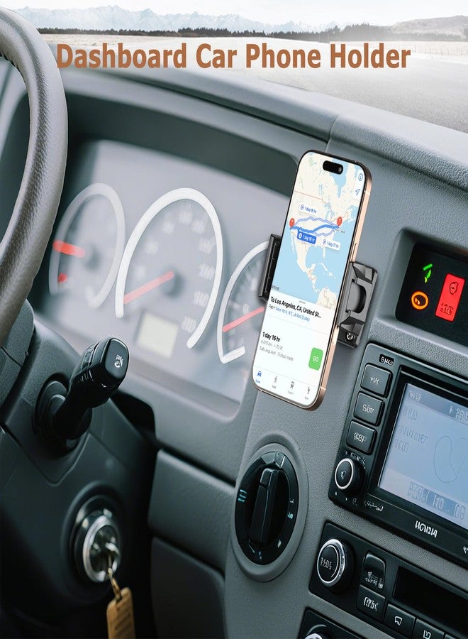 MAGJIEYX Car Phone Holder for Truck/Wall/Boat，Drill-Base Mount for Van/Dashboard Durable Stand Compatible with 4.7"-6.9" iPhone/HTC/LG/Nexus/Samsung/Huawei,Other Smartphones - Image 3