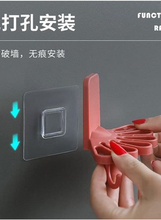 Kitchen Towel And Stuff Holder 5 Hanger - 2 Pcs  - Image 4