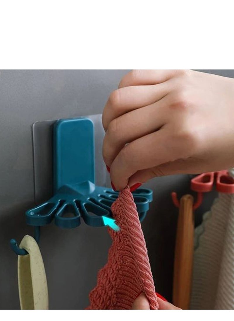 Kitchen Towel And Stuff Holder 5 Hanger - 2 Pcs  - Image 3