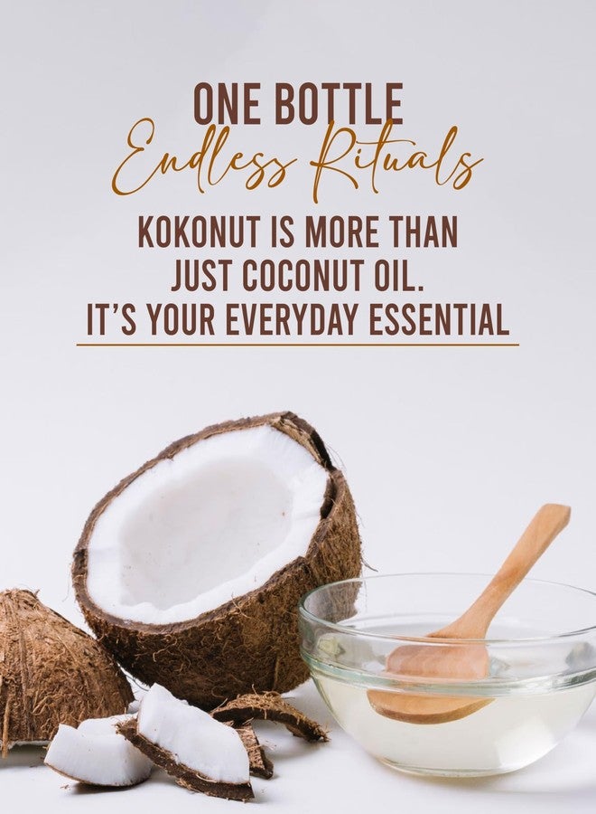 Koconut Oil 100% Pure | One Oil Total Care| For Skin & Baby Care| Oral care | Hair Repair | 100 Ml * 2 Bottles (Pack Of 2) - Image 4