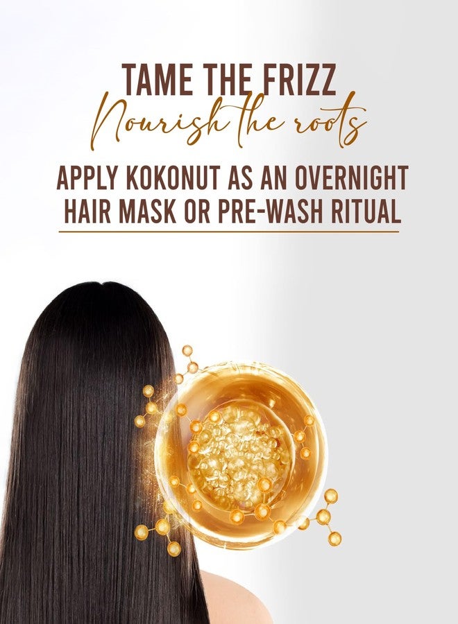 Koconut Oil 100% Pure | One Oil Total Care| For Skin & Baby Care| Oral care | Hair Repair | 100 Ml * 2 Bottles (Pack Of 2) - Image 5