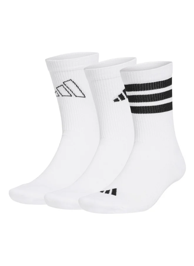 Adidas adidas LOGO PACK 3PP White Training SOCKS for Unisex - KXL