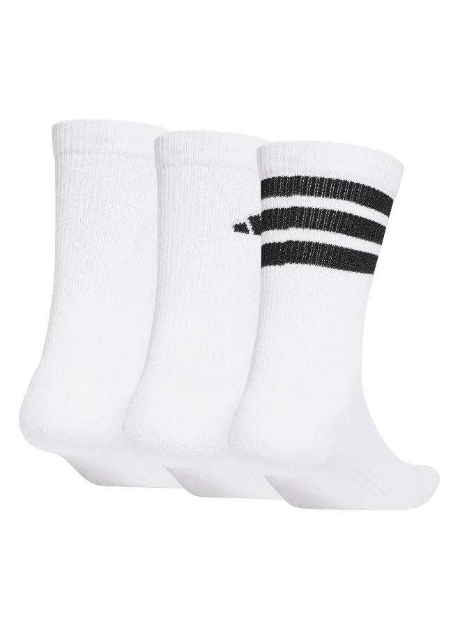 Adidas Adidas Logo Pack 3Pp White Training Socks For Unisex 10K - 11.5K
