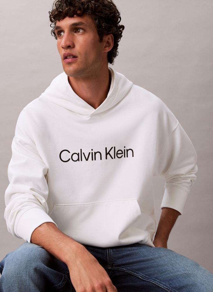 CALVIN KLEIN Logo Pullover Hoodie - Image 3
