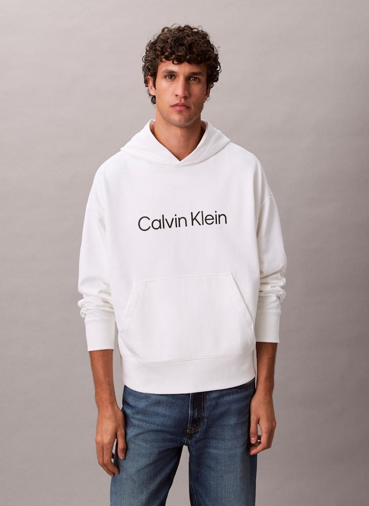CALVIN KLEIN Logo Pullover Hoodie - Image 4