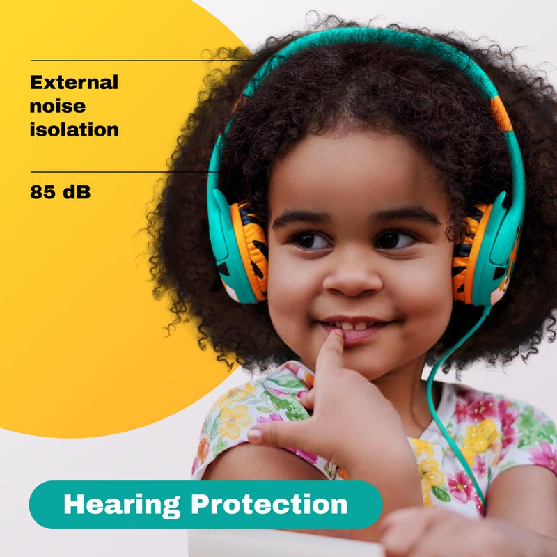 Kidrox Wired Toddler Headphones for 1-7 Years Old â€” 85dB Volume Limited Baby Headphones for Plane and Car Travel â€” Children Headset for Airplane, iPad and Tablet, Kids Headphone with Cord for Children - Image 3