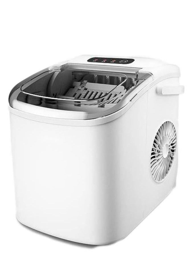 Cool Baby COOLBABY Commercial Ice Making Machine 15kg Household Small Dormitory Student Intelligent Mini Automatic Round Ice Cube Maker(White）  - Image 1