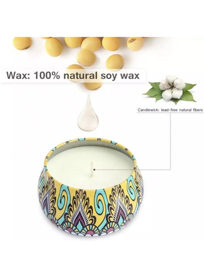 Dried Scented Soy Wax Candle for Home Decor (4x6cm) - Image 2