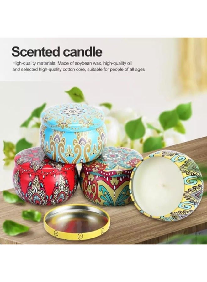 Dried Scented Soy Wax Candle for Home Decor (4x6cm) - Image 3