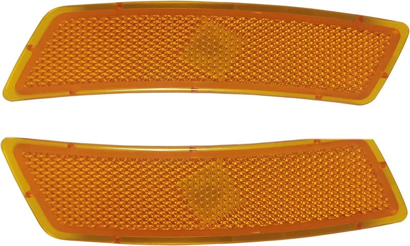 KYYET Amber Lens Front Bumper Side Marker Light Lens Housing for VW Beetle 2012-2019 & Tiguan 2018-2021 - Image 1