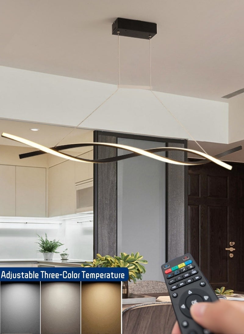 Trending Lights Adjustable Three-Color Temperature  With infrared remote control  decoration lights Modern minimalist style   Chandeliers led lights Applicable to Living room, bedroom， Dining room - Image 3
