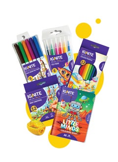 ignite Little Minds Colouring Kit | is designed to inspire creativity and artistic expression in young children Ages 3+  - Image 1
