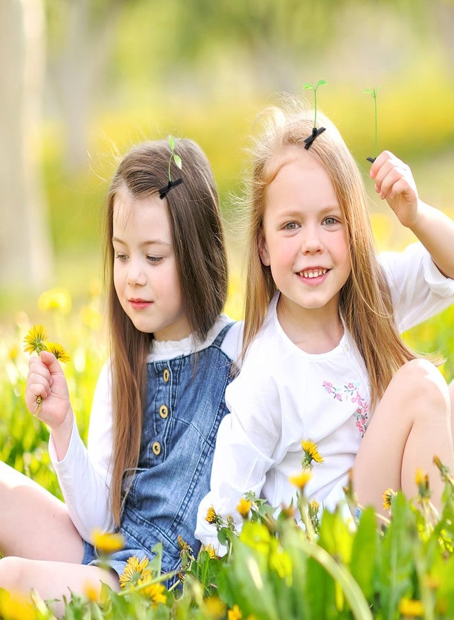DOITOOL Bean Sprout Hair Clip: 100Pcs Funny Hair Clips Green Plant Hair Clips Little Grass Hairpin Cute Grass Ornaments Plant Grass Hair Accessories DIY for Home Party - Image 4