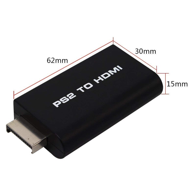 Tobo محول صوت وفيديو PS2 إلى HDMI 480i/480p/576i مع مخرج صوت 3.5 مم يدعم أوضاع عرض PS2 (أسود)(TD-313GA) - Image 4
