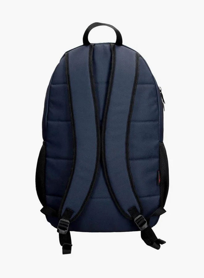 Reebok  Logo Print School Backpack with Adjustable Straps and Zip Closure - 38x19x43 cm  | Best Price UAE