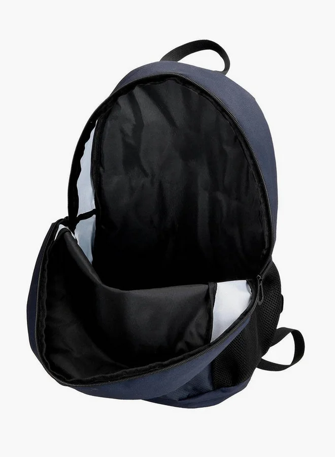 Reebok  Logo Print School Backpack with Adjustable Straps and Zip Closure - 38x19x43 cm  | Best Price UAE