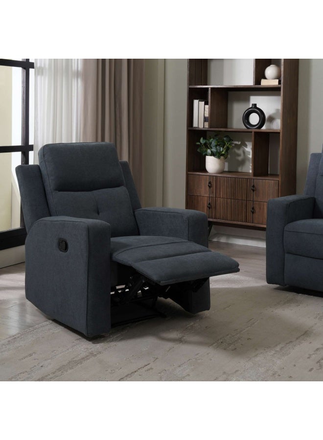 Pan Home Fremsa Single Seater Recliner Sofa - Grey - Image 2