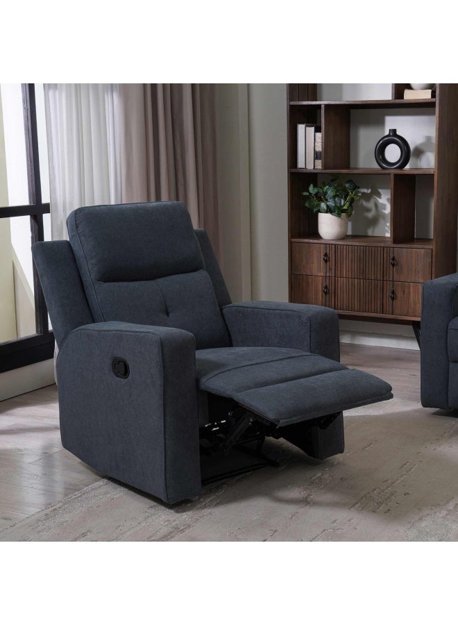 Pan Home Fremsa Single Seater Recliner Sofa - Grey - Image 3