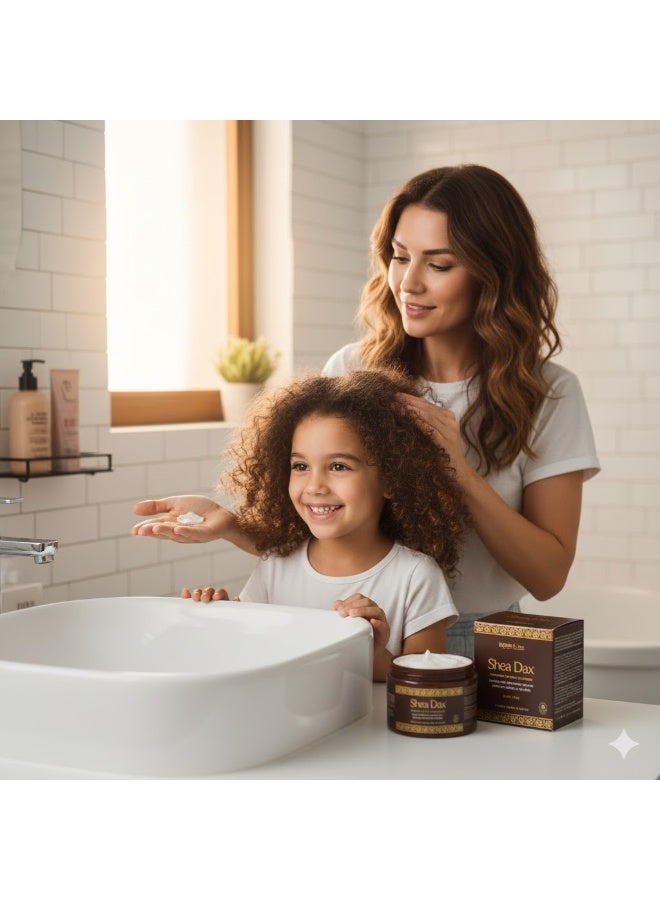 كريم شيا داكس الأصلي Shea Dax كريم شعر للأطفال علاج الشعر الجاف  بخلاصة زبدة الشيا والأرجان - 150 مل ترطيب الشعر شيا داكس الأصلي عناية بالشعر - Image 2