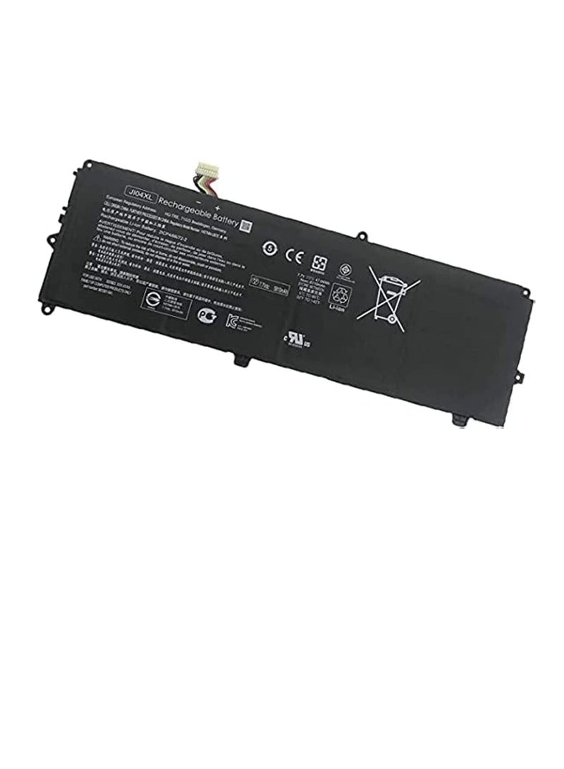 JI04XL Laptop Battery Compatible for HP Elite X2 1012 G2 Notebook for HP Elite X2 1012 G2-1LV76EA Notebook HSTNN-UB7E JI04047XL 2ICP4/66/72-2 901247-855 901307-541 7.7V 47.04Wh 6110mAh