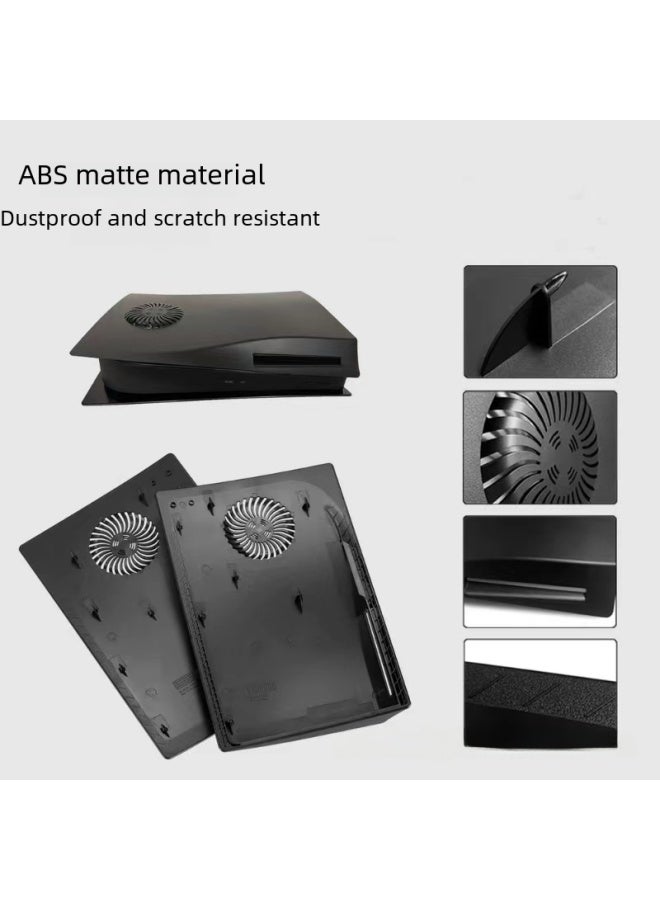 general Ps5 Console Cooling Protective Shell Ps5 Host Case Fan Shell Digital Computer Game Console Protective Cover-Product Color:P5-2.0 Digital Version-black - Image 5