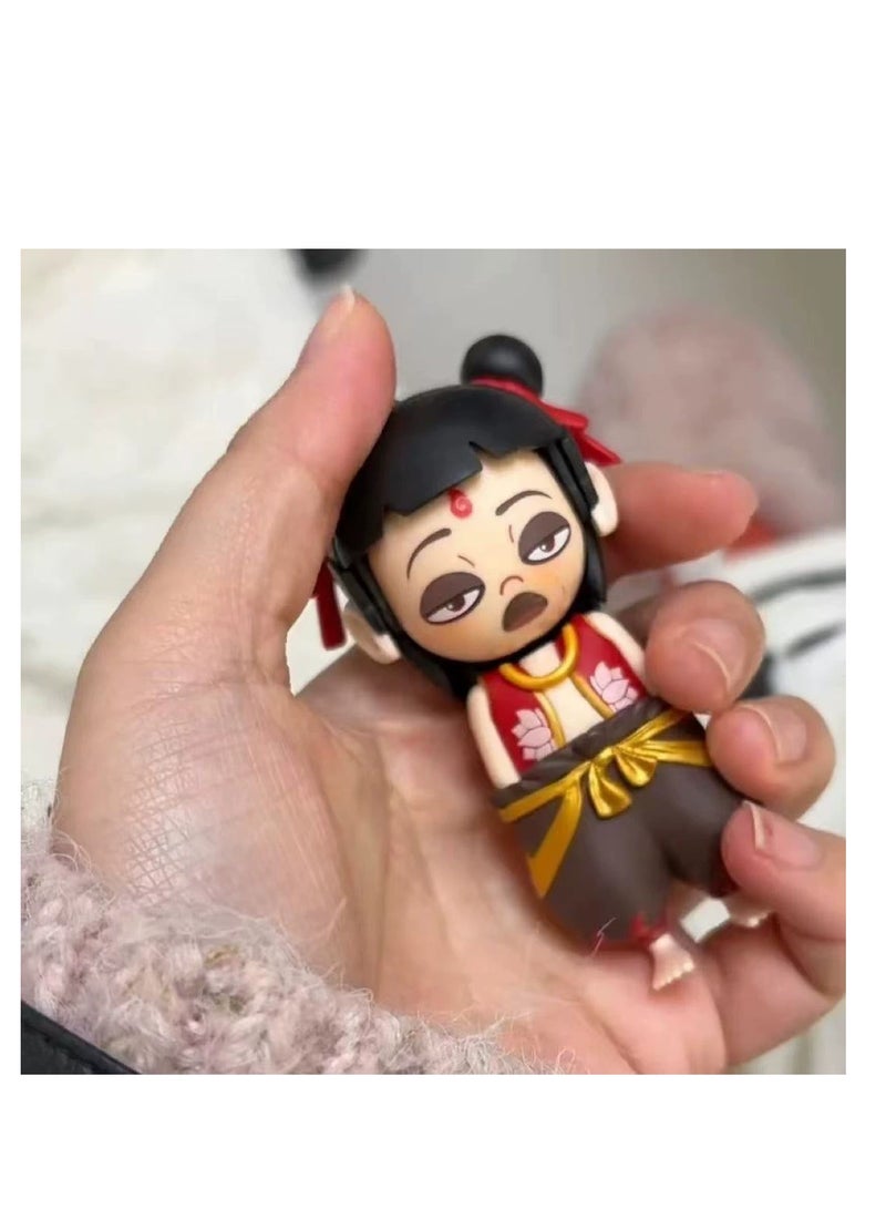 Y&D "Nezha Emoji Face-Changing Demon Child Stirring the Sea Face-Changing Toy Press Face-Changing Pendant Ornament "  - Image 2