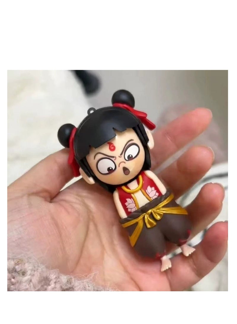 Y&D "Nezha Emoji Face-Changing Demon Child Stirring the Sea Face-Changing Toy Press Face-Changing Pendant Ornament "  - Image 3