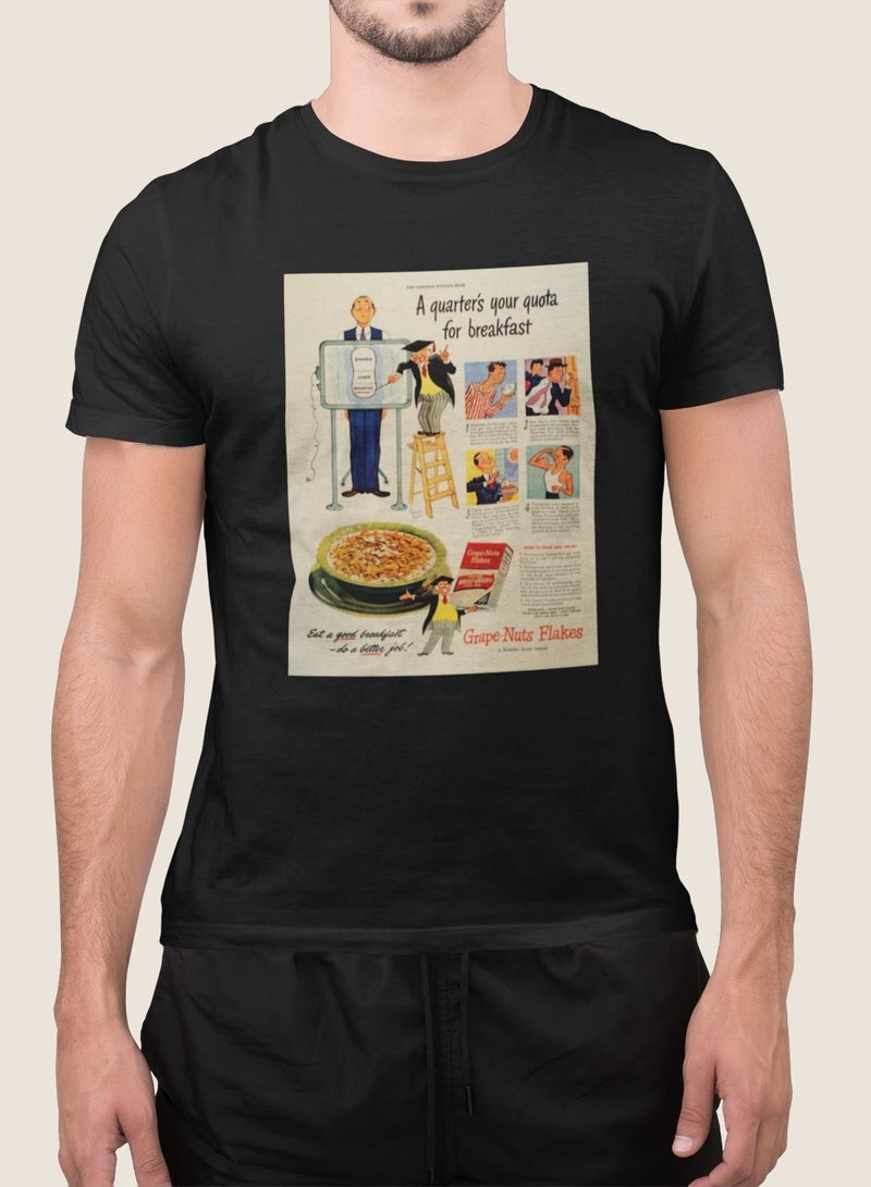 MERCH Breakfast Revolution: Embrace the Power of Marketing with This Poster T-shirt - Image 1