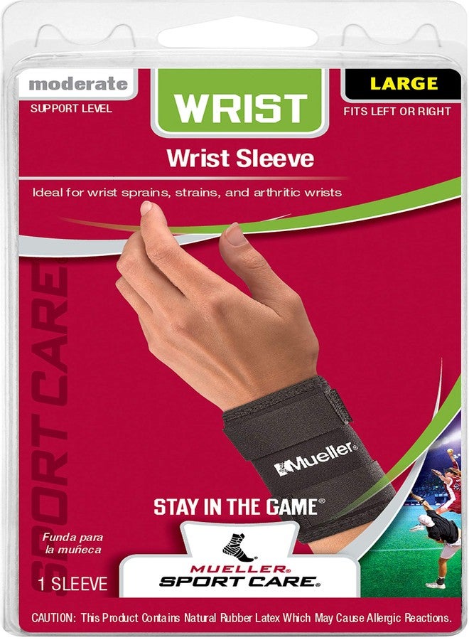 Mueller Neoprene Wrist Sleeve, X-Large (Black) - Image 3