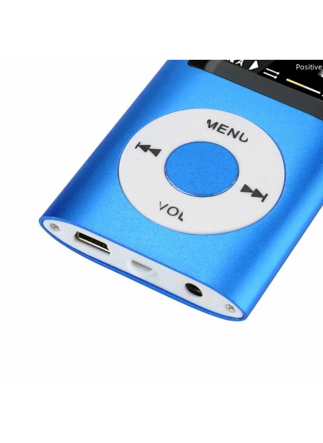 Generic - Fourth Generation Card Insertion Mp4 Player Screen Ultra-thin Super-long Reading Video Mp3 High-definition Digital Computer/mp3-Body Color:Package Five-Memory Capacity:Card MP4 - Image 1