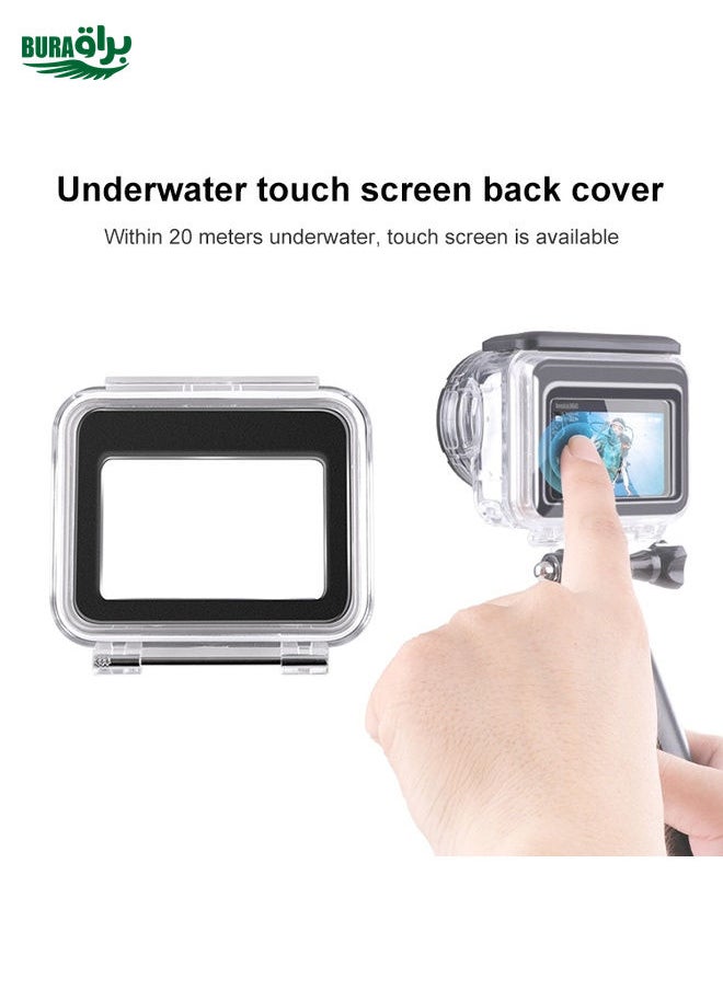 BURAQ For Insta360 GO 3 Waterproof Case Touch Back Cover  - Image 2