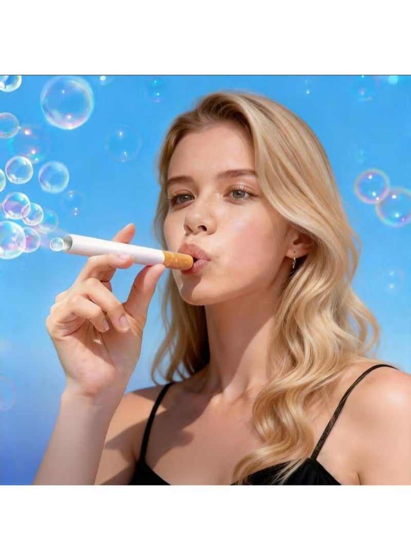 Bubble Cigarette Pack – Realistic Fake Cigarette Bubble Blower, Mini Cigarette Bubbles Maker for Stress Relief, Fun Party Gift for Adults - Image 4