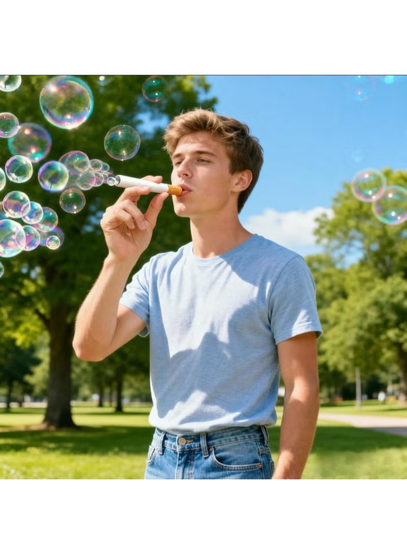 Bubble Cigarette Pack – Realistic Fake Cigarette Bubble Blower, Mini Cigarette Bubbles Maker for Stress Relief, Fun Party Gift for Adults - Image 5