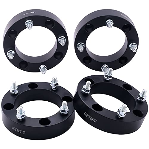 VLAOSCHI Black Forged 4x137 ATV Wheel Spacers 1.5 Inch with 10x1.25 Studs Compatible with Kawasaki Can-Am Bombardier Suzuki 4 Lug 4/137 for Outlander Commander Renegade Mule Prairie - Pack of 4 - Image 1