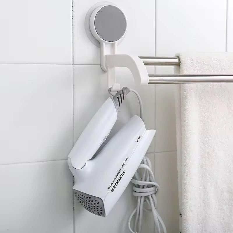 ELMVIA QXORE Wall Mounted Self Adhesive Magic Sticker Towel Holder in Bathroom/Towel Rod for Bathroom/Hangers for Clothes/Cloth Hanger for Wall/Towel Stand/Towel Napkin Holder (Double Towel Bar) - Image 3