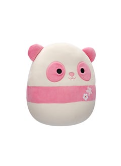 Squishmallows 12 inch Medium Plush Matlin Pink Panda with Sakura Flowers Officially Licensed Kellytoy Plush Toy Colorful Soft Gift for Kids Girls & Boys Washable Squishy Stuff Toy Multicolor All Age  - Image 2