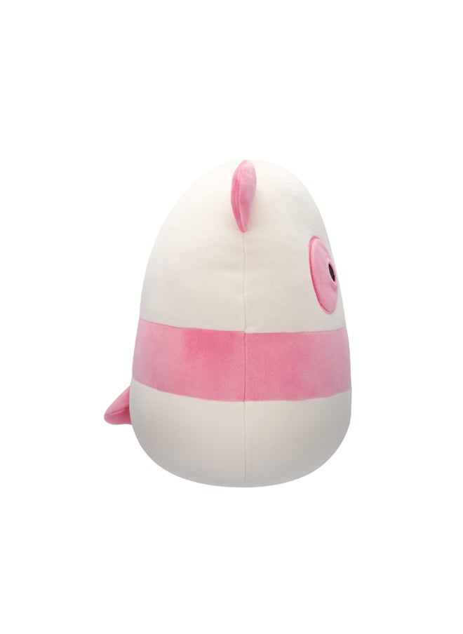 Squishmallows دبدوب باندا وردية متوسطة بحجم 12 بوصة مع زهور ساكورا مرخص رسميًا من كيلي توي لعبة محشوة ملونة وناعمة هدية للأطفال البنات والأولاد قابلة للغسل لعبة قابلة للعصر بألوان متعددة لجميع الأعمار  - Image 3