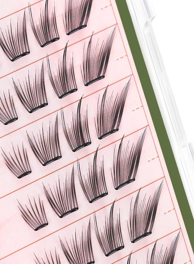 CORINGCO Toktok Hara Light Self Adhesive False Eyelashes, Natural Look, No Glue Needed, Assorted Set of 9/10/11mm, Reusable Lash Clusters Kbeauty (Cats) - Image 1
