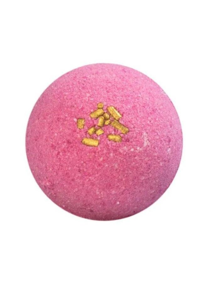 Soap&Friends Soap&Friends Cherry Bath Bomb 110g – Fizzy Fruity Bath Bomb with Sweet Cherry Scent – Moisturizing Natural Spa Bath Bomb  - Image 2