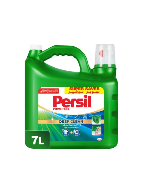 Gel Liquid Laundry Detergent With 2X Power Deep Clean Technology For Perfect Cleanliness And Long Lasting Freshness 7L