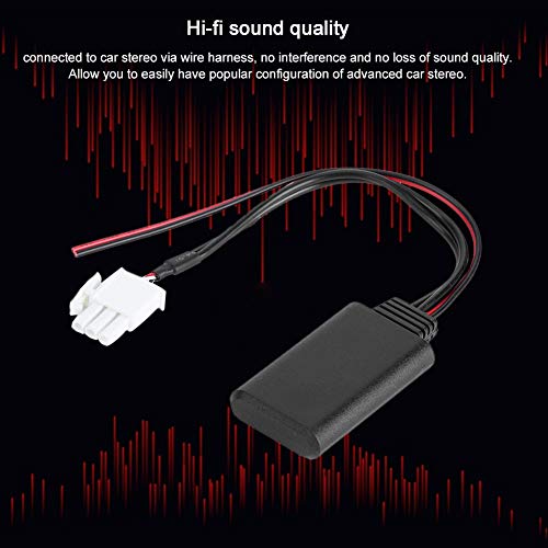 Fydun Goldwing Bluetooth Adapter Receiver for GL1800 - Female Stereo Audio Jack Adapter Cable, 3-Pin AUX Audio Cable for Goldwing GL1800 - Image 2